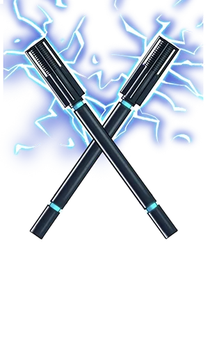Charged Escrima Sticks legacy piece art