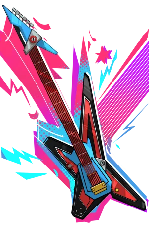 Super Six-String legacy piece art